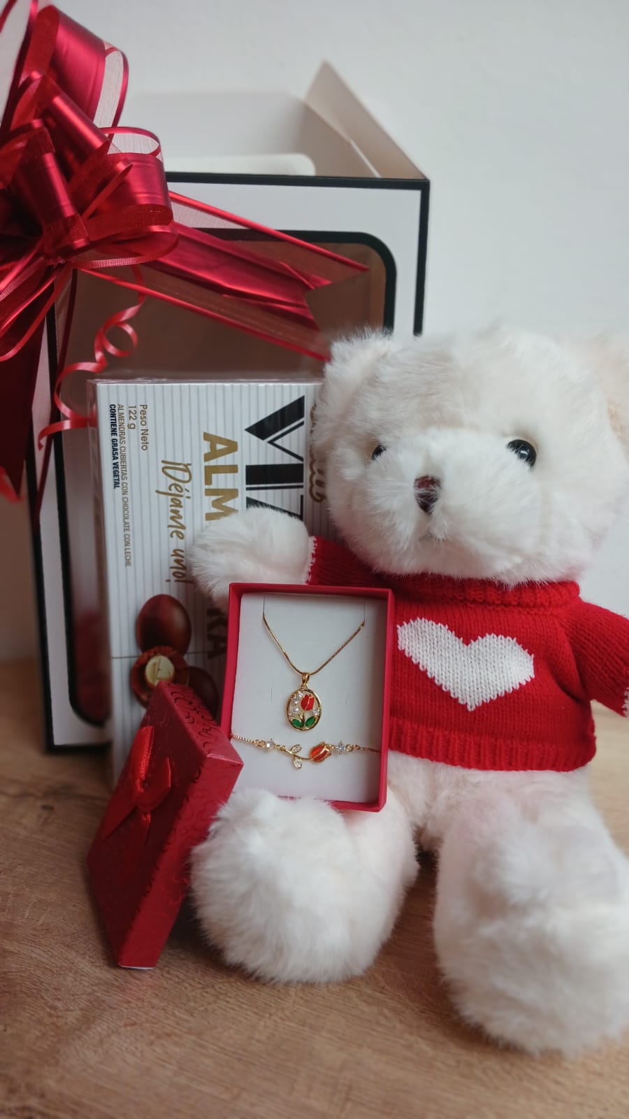 Set osito "Corazón Clásico"