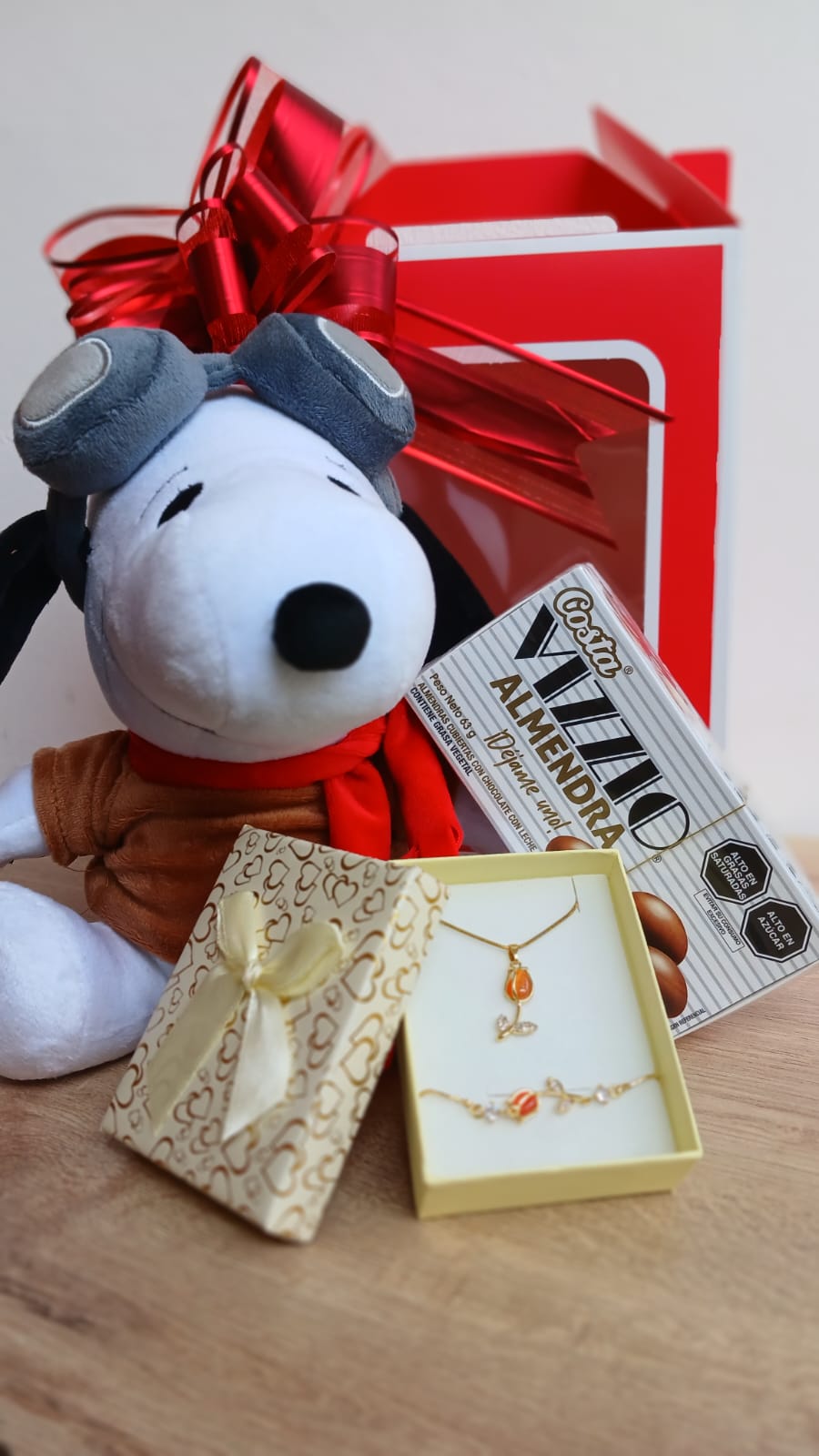 Set Snoopy "Vuelo al Corazón"